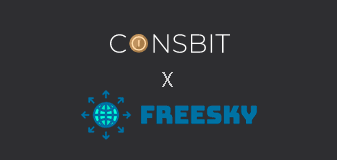 FreeSky x Coinsbit logo